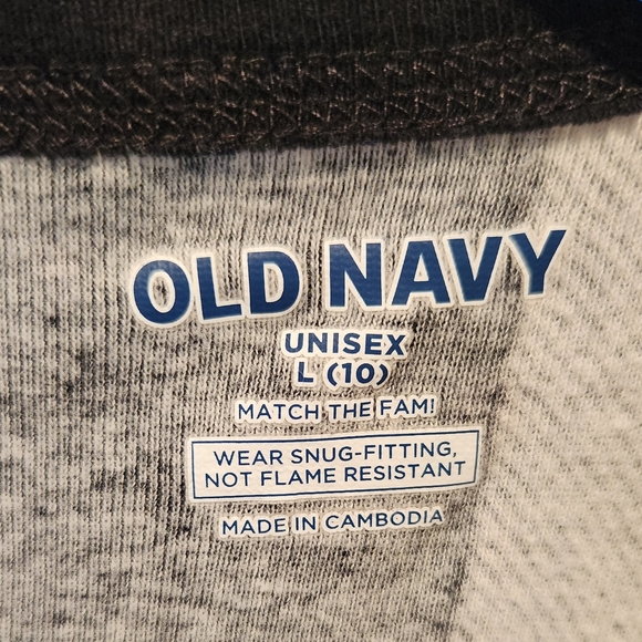 2 Old Navy Black Buffalo Plaid Pj's. Unisex Size 10. One NWT. One Worn few times - Picture 11 of 13